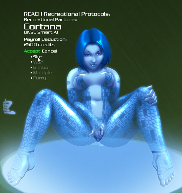 Cortana 2 by Oni - Hentai Foundry; Babe Big Tits Hentai Hot Erotic 