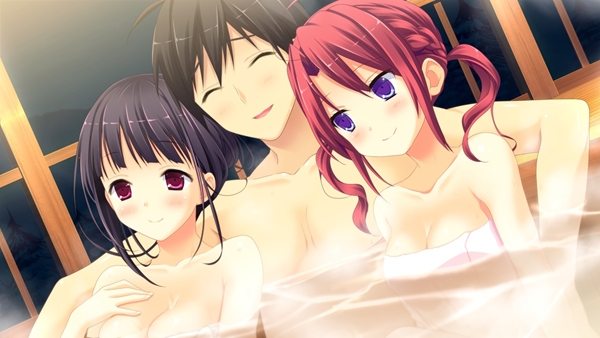 game_cg; Hentai Threesome Softcore 